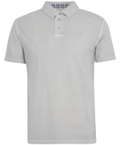 Men's Barbour Drayton Linen Tailored Fit Polo Shirt - Mist