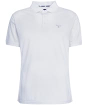 Men's Barbour Sutton Tailored Fit Polo Shirt - Antique White