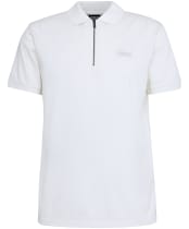 Men's Barbour International Chapter Jacquard Texture Polo - Whisper White