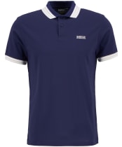 Men's Barbour International Caleb Multi Tipped Polo Shirt - Midnight Blue