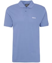 Men's Barbour International Lightweight Pique Essential Polo Shirt - Washed Blue