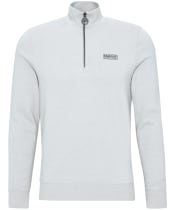Men’s Barbour International Essential Half Zip Sweater - Concrete