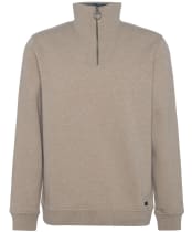 Men's Barbour Nelson Half Zip Sweatshirt - Stone Marl