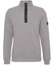 Men's Barbour International Outline Funnel Neck Sweatshirt - Concrete