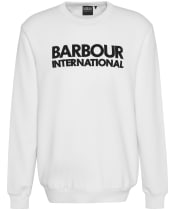 Men's Barbour International Jason Technique Crew Sweat - Whisper White