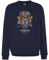 Men's Barbour International Carlisle Graphic Sweatshirt - Sapphire Navy
