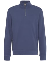 Men's Barbour Pique Interlock Half Zip Sweatshirt - Oceana