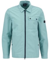 Men's Barbour International Inline Overshirt - Granite Green
