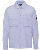 Men's Barbour International Kenneth Garment Dye Overshirt - Thistle