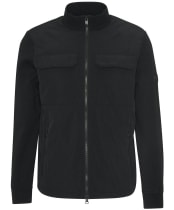 Men's Barbour International Ethan Funnel Neck Quilted Sweat - Black