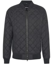 Men's Barbour International Harfell Quilted Jacket - Black