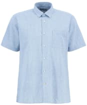 Men's Barbour Nelson S/S Summer Shirt - Lead