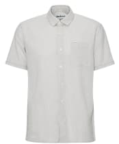 Men's Barbour Nelson S/S Summer Shirt - Stone