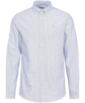Men's Barbour Striped Oxtown Tailored Shirt - Navy