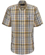 Men's Barbour Hartley Regular Short Sleeve Shirt - Ochre