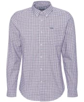 Men's Barbour Banner Long Sleeve Tailored Fit Cotton Shirt - Red