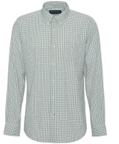 Men's Barbour Teesdale Long Sleeve Performance Shirt - Light Olive