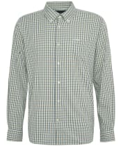 Men's Barbour Teesdale Long Sleeve Performance Shirt - Stone