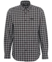 Men's Barbour International Hawks Check Oxford Shirt - Black