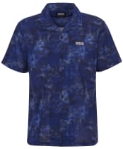 Men's Barbour International Camo Ikat Summer Shirt - Midnight Blue