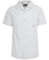Men's Barbour International Kenneth Garment Dye Short Sleeve Shirt - Mist