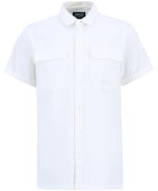 Men's Barbour International Joshua Jacquard Texture Shirt - Whisper White