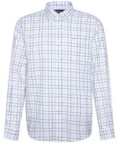 Men's Barbour Caswell Tattersall Regular Fit Shirt - Pine Green