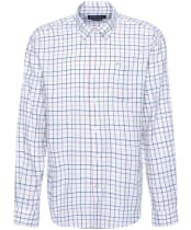 Men's Barbour Caswell Tattersall Regular Fit Shirt - Navy