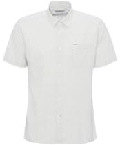 Men's Barbour Hartland Linen Blend Summer Fit Shirt - Stone