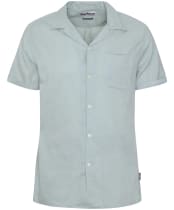 Men's Barbour Garment Dyed Nelson Short Sleeve Regular Fit Shirt - Pale Apple