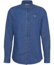 Men's Barbour Chambray Crest Tailored Fit Shirt - Chambray
