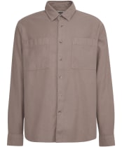 Men's Barbour Garment Dyed Angelo Relaxed Fit Shirt - Burnt Heather
