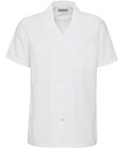 Men's Barbour Irvine Textured Short Sleeve Regular Fit Shirt - White
