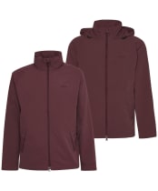 Men's Barbour Keld Showerproof Jacket - Burnt Heather
