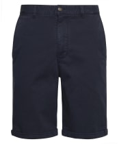 Men's Barbour Washed Twill Chino Shorts - Dark Navy