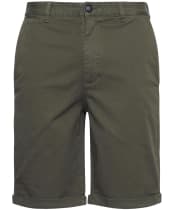 Men's Barbour Washed Twill Chino Shorts - Stone