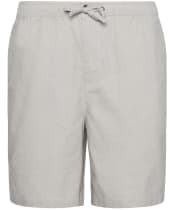 Men's Barbour Cotton Linen Relaxed Shorts - Mist