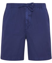 Men's Barbour Washed Oxford Relaxed Shorts - Oceana