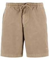 Men's Barbour Washed Oxford Relaxed Shorts - Washed Stone