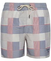Men's Barbour Patch Swim Shorts - Washed Stone