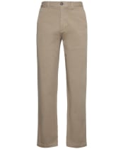 Men's Barbour Washed Stretch Twill Tailored Fit Trouser - Washed Stone