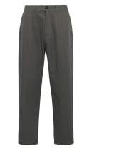 Men's Barbour Bayview Herringbone Trouser - Uniform Green
