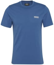 Men's Barbour International Small Logo Tee - North Sea Blue