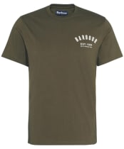 Men's Barbour Preppy Tee - Light Sage