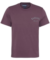 Men's Barbour Preppy Tee - Burnt Heather