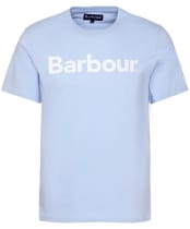 Men's Barbour Logo Tee - Ocean Sky