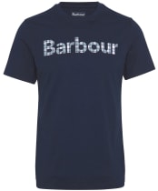 Men's Barbour Kilnwick Short Sleeve Cotton T-Shirt - Navy