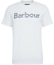 Men's Barbour Kilnwick Short Sleeve Cotton T-Shirt - Antique White