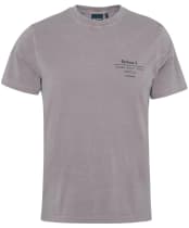 Men's Barbour Hickling Short Sleeve Cotton T-Shirt - WASHED HEATHER