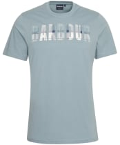 Men's Barbour Thurford Short Sleeve Cotton T-Shirt - Lead